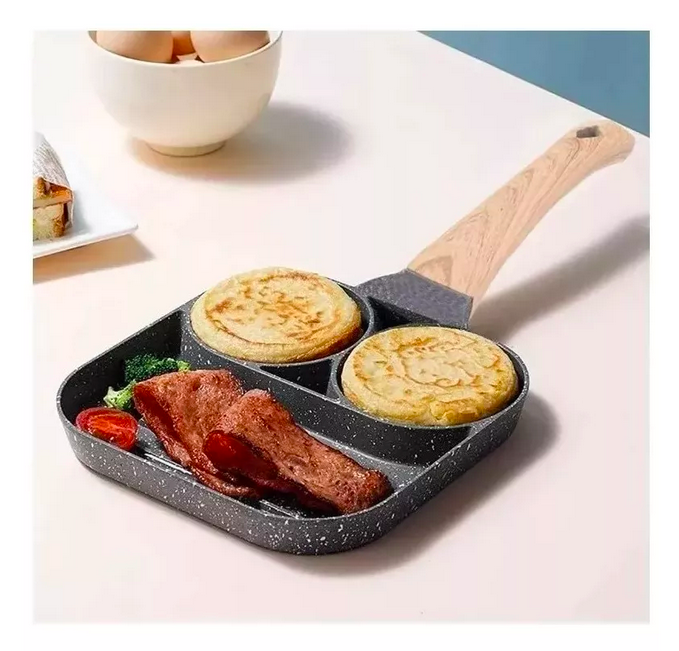 Miniatura 5 de Sartén Antiadherente Multiusos 3 Puestos